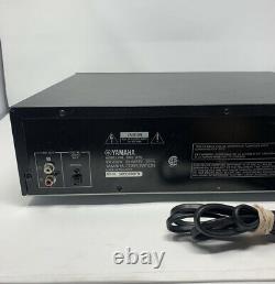 Yamaha CDC-675 Natural Sound Compact Disc Player 5 Disc Changer Tested Works