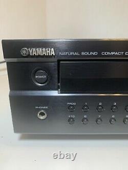 Yamaha CDC-685 5 Disc CD Changer Player Natural Sound Tested & Works No Remote