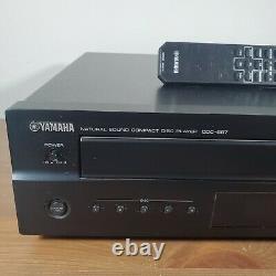 Yamaha CDC-697 5-Disc Carousel CD DISC Changer Player With Remote & Cords